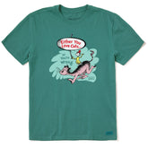 Men's Dr. Seuss Cat Love Short Sleeve Crusher Tee