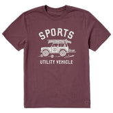 Men's Sports Utility Vehicle Short Sleeve Crusher Tee