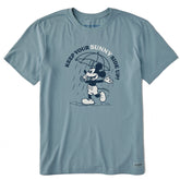 Men's Keep Your Sunny Side Up Willie Short Sleeve Crusher Tee