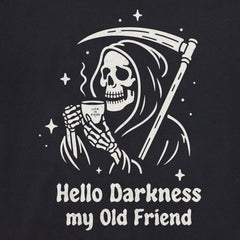 Men's Hello Darkness My Old Friend Grim Short Sleeve Tee