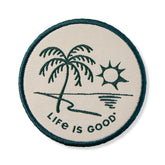 Adult Unisex Palm Tree Woven Patch