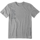 Men's Keep it Simple Quote Short Sleeve Crusher Tee
