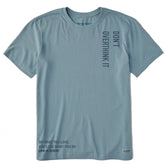 Men's Don't Overthink It Stack Short Sleeve Crusher Tee