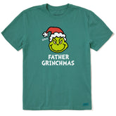 Men's Father Grinchmas Short Sleeve Crusher Tee