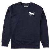 Adult Unisex Labrador Leash Every Wear Crew Sweatshirt