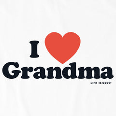 Kids I Heart Grandma Short Sleeve Crusher Tee