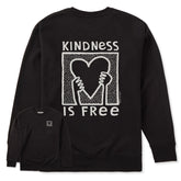 Adult Unisex Kindness is Free Heart Every Wear Crew Sweatshirt