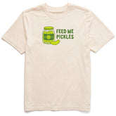 Men's Feed Me Pickles Short Sleeve Crusher Tee