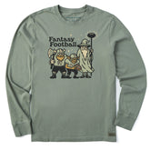 Men's Fantasy Football Trio Long Sleeve Crusher Tee