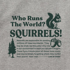 Adult Unisex Squirrels Run the World Every Wear Hoodie Sweatshirt