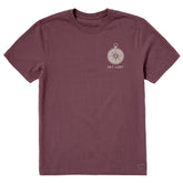 Men's Get Lost Compass Short Sleeve Crusher Tee