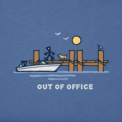 Men's Dock Lake Out of Office Short Sleeve Crusher Tee