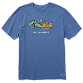 Men's Jake Fall Vista Out of Office Short Sleeve Crusher Tee