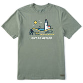 Men's Jake & Rocket Lighthouse Walk OOO Short Sleeve Crusher Tee