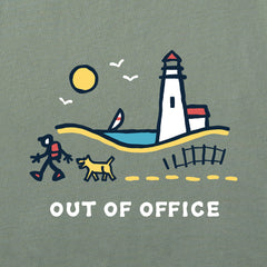 Men's Jake & Rocket Lighthouse Walk OOO Short Sleeve Crusher Tee