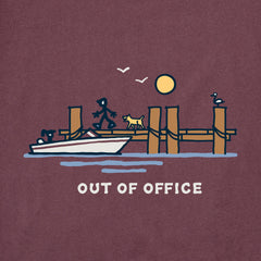 Men's Dock Lake Out of Office Short Sleeve Crusher Tee