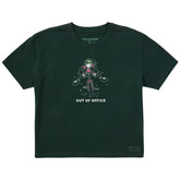 Women's Jackie Mountain Bike Out of Office Short Sleeve Crusher Boxy Tee