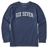 Kids Six Seven Arch Long Sleeve Crusher Tee