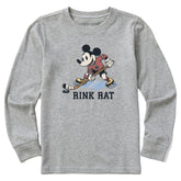 Kids Rink Rat Long Sleeve Crusher Tee