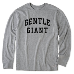 Men's Gentle Giant Arch Long Sleeve Crusher Tee
