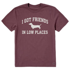 Men's I Got Friends Arch Short Sleeve Crusher Tee