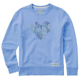 Women's Holly Heart Simply True Fleece Crew