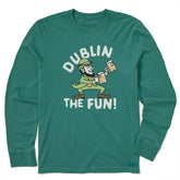 Men's Dublin the Fun! Long Sleeve Crusher Tee