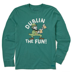 Men's Dublin the Fun! Long Sleeve Crusher Tee