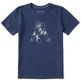 Kids New England Leprechaun Short Sleeve Crusher Tee