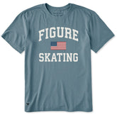 Men's Figure Skating Arch Short Sleeve Crusher Tee