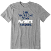 Men's Favorite Dad Short Sleeve Crusher Tee