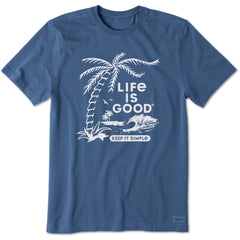 Men's Keep it Simple Palms Short Sleeve Tee