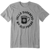Men's Hello Darkness My Old Friend Short Sleeve Crusher Tee