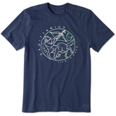 Men's Trippy Sagittarius Short Sleeve Crusher Tee