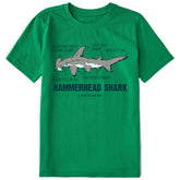 Kids Hammerhead Shark Short Sleeve Crusher Tee
