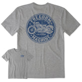Men's Freedom Machine Motorcyle Short Sleeve Crusher-LITE Tee