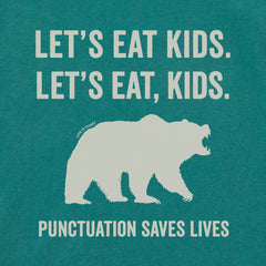 Men's Let's Eat, Kids Short Sleeve Crusher Tee