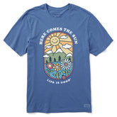Men's Here Comes the Sun Retro Short Sleeve Tee