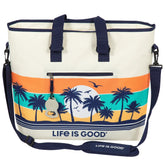 Palm Trees 36-Can Cooler Tote