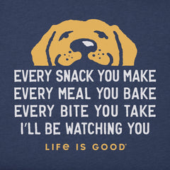 Men's I'll Be Watching You Pup Short Sleeve Crusher-LITE Tee