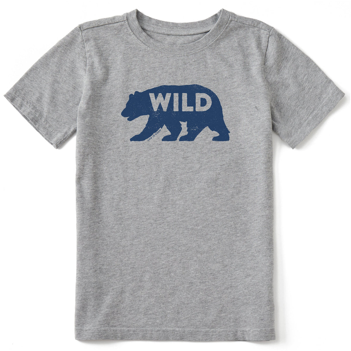 Kids Wild Bear Silhouette Short Sleeve Crusher Tee