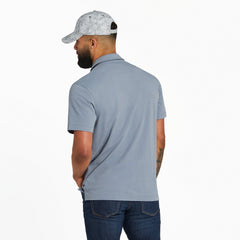 Men's Solid Short Sleeve Crusher-LITE Polo