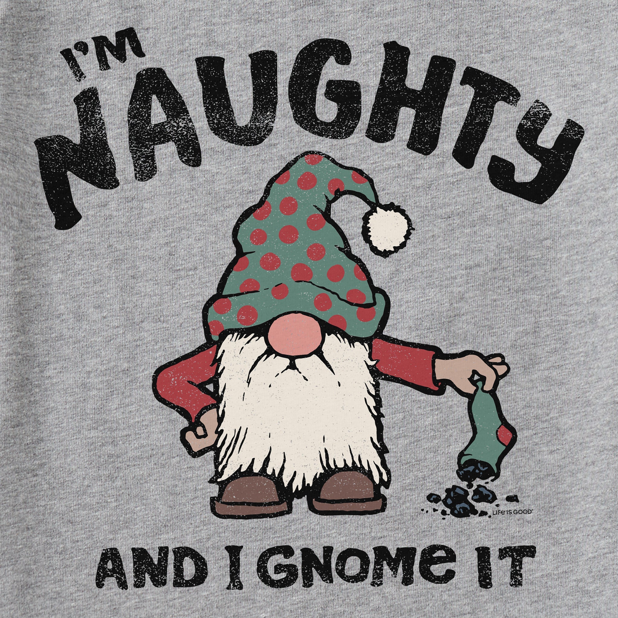 Men's Naughty Gnome Short Sleeve Tee