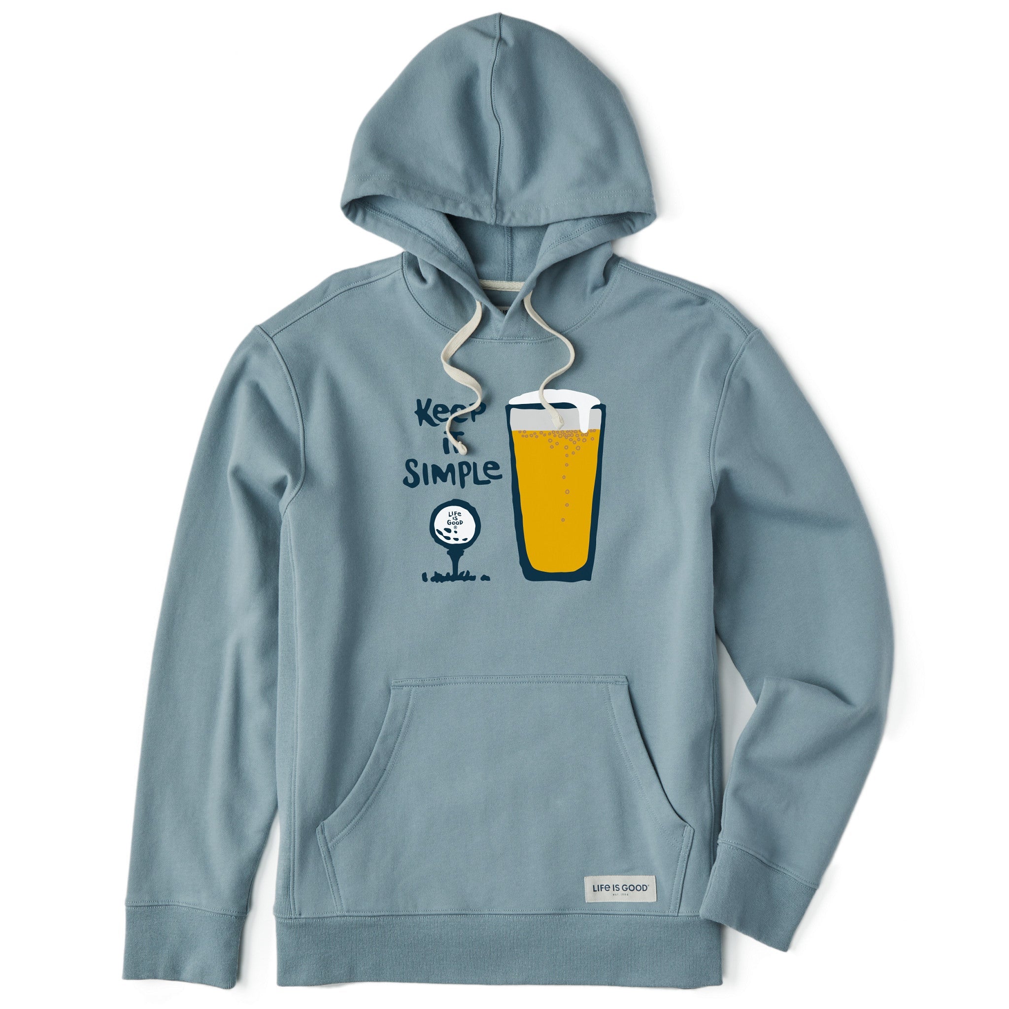 Men's Keep it Simple Golf & Beer Simply True Fleece Hoodie