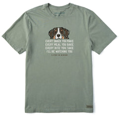 Men's I'll Be Watching You Bernese Short Sleeve Tee