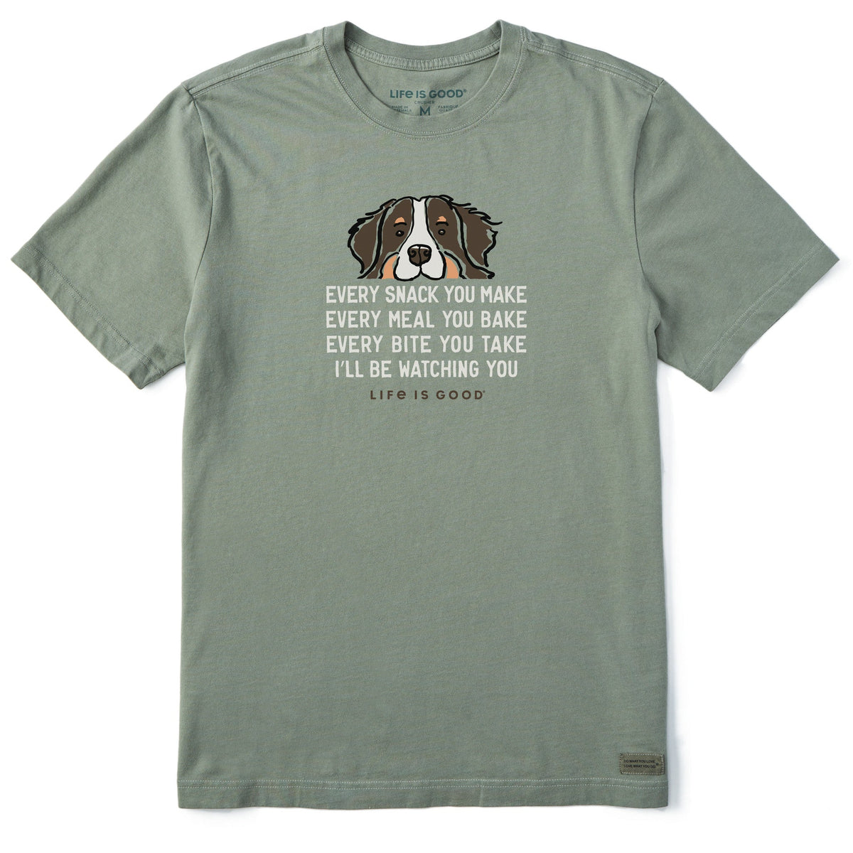 Men's I'll Be Watching You Bernese Short Sleeve Tee