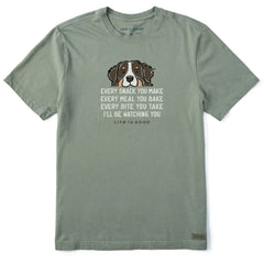 Men's I'll Be Watching You Bernese Short Sleeve Tee