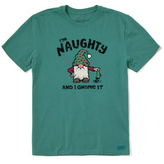 Men's Naughty Gnome Short Sleeve Tee