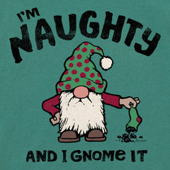Men's Naughty Gnome Short Sleeve Tee