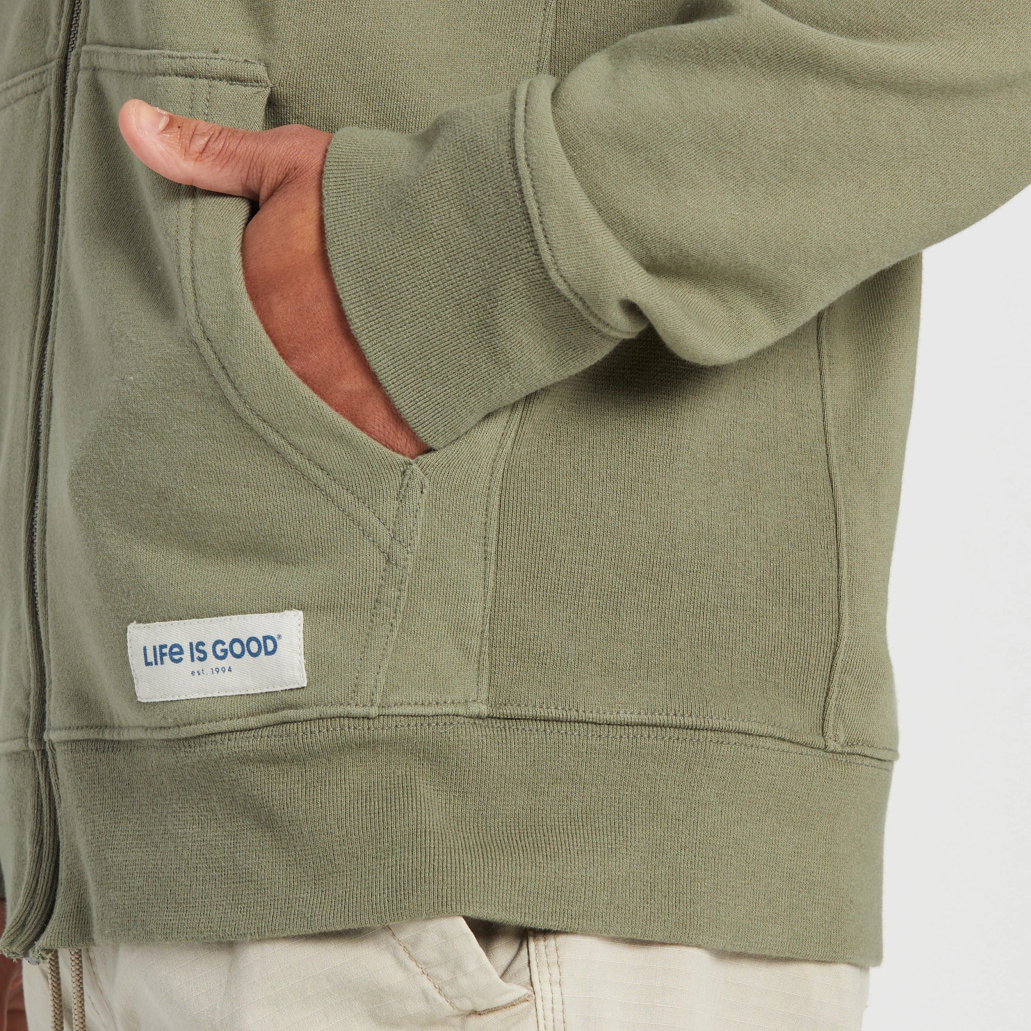 Men's Keep it Simple Sign Simply True Fleece Zip Hoodie